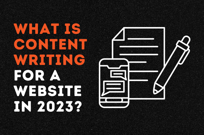 What is Content Writing for a Website in 2023?